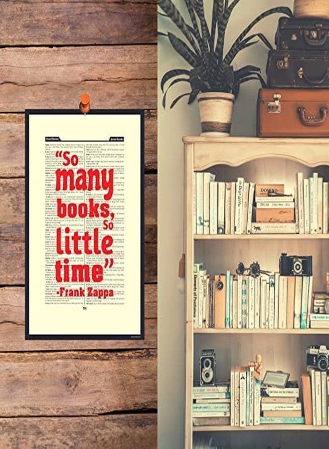EKDALI Book Lover Wall Poster with Quotes - Aesthetic Unframed Poster for Home Living Room Bedroom Study Room Office Library_Poster size 13 X 19 inches - Image 2