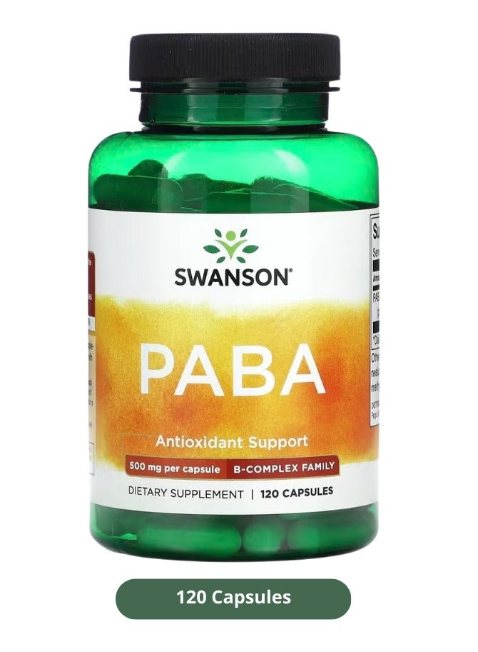 سوانسون، بابا، 500 ملغ 120 كبسولة - Image 1