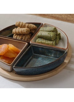 Home Box Eden 4-Piece Serving Set 13.5 x 3 x 9.5 cm  - Image 3