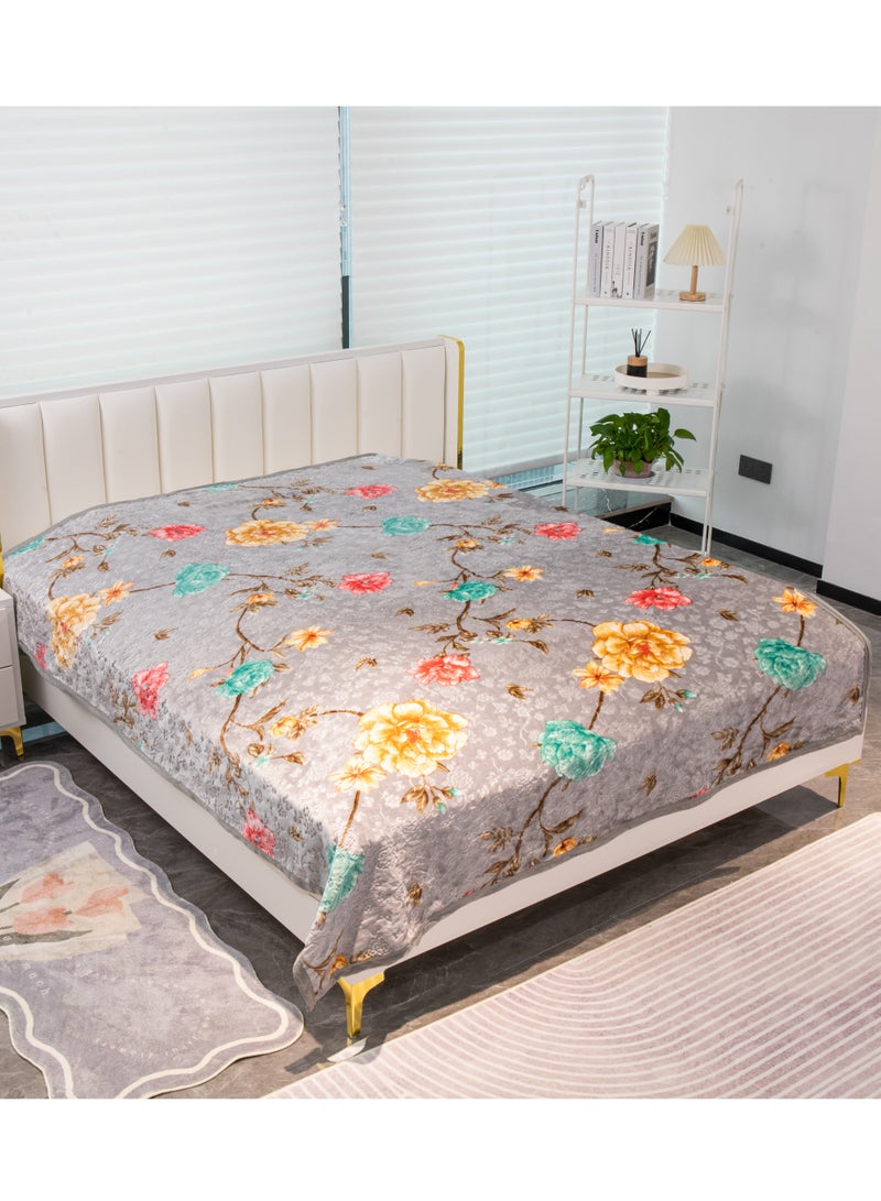 ستارجولد بطانية فاخرة من طبقة واحدة مصنوعة من خيوط البوليستر البكر مناسبة لفصل الشتاء وموسم الأمطار 160 × 220 سم 5 رطل - Image 1