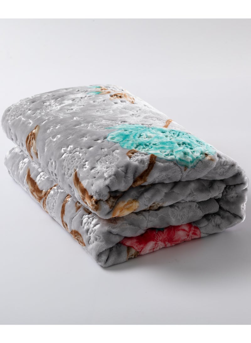 ستارجولد بطانية فاخرة من طبقة واحدة مصنوعة من خيوط البوليستر البكر مناسبة لفصل الشتاء وموسم الأمطار 160 × 220 سم 5 رطل - Image 2