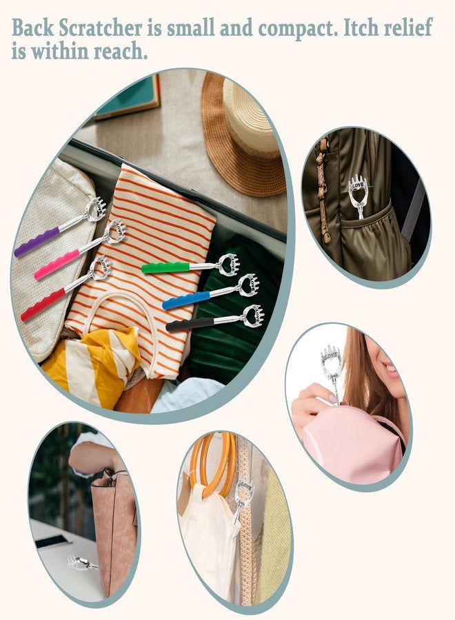 HOFASON 6 Pack Love Back Scratcher, Easter Basket Stuffers, Stocking Stuffers for Women Men Adults, White Elephant Gifts for Adults, Prizes for Adult Birthday Gift for Mom Dad Wife Husband - Image 4