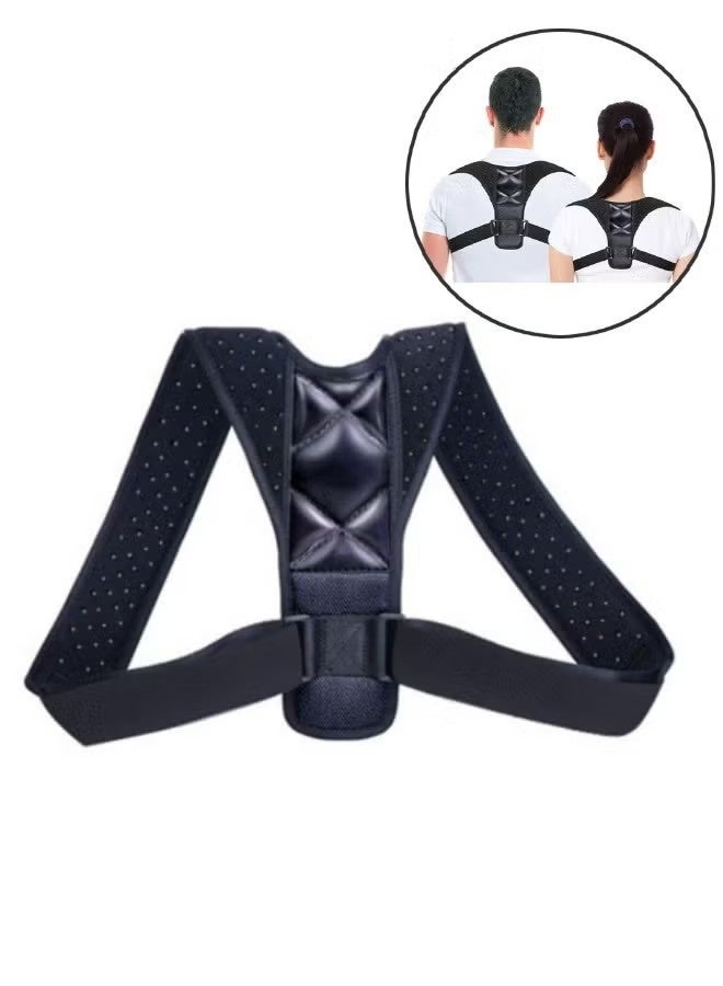 Posture Corrector For Men And Women, Back Support, Shoulder Posture Support, Adjustable Posture Corrector, Back Support Posture Corrector, Back Pain Relief, Back Straightener, Upper Back Support - Image 1