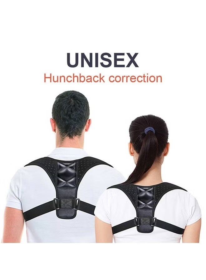 Posture Corrector For Men And Women, Back Support, Shoulder Posture Support, Adjustable Posture Corrector, Back Support Posture Corrector, Back Pain Relief, Back Straightener, Upper Back Support - Image 2