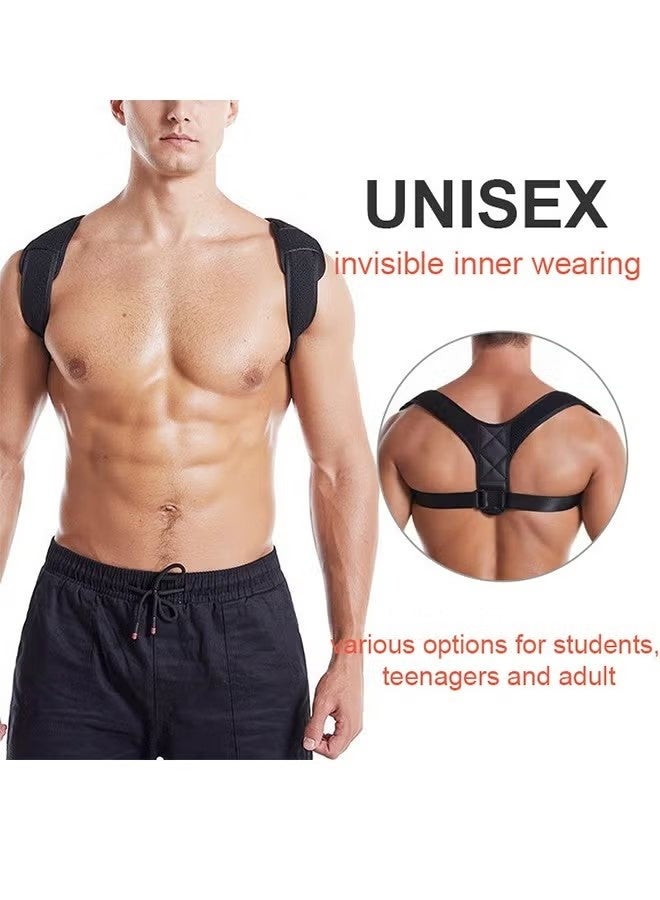 Posture Corrector For Men And Women, Back Support, Shoulder Posture Support, Adjustable Posture Corrector, Back Support Posture Corrector, Back Pain Relief, Back Straightener, Upper Back Support - Image 5