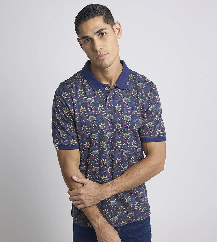 Ben Sherman Ben Sherman Men's Short Sleeve Printed Polo Tees