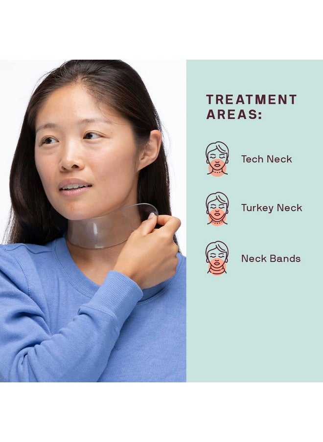 Dermaclara Neck Wrinkle Patch Silicone Fusion Treatment Neck Patches For Wrinkles & Fine Lines Antiwrinkle Patches For Pregnancy Safe Skincare Reusable Up To 30 Times  - Image 2