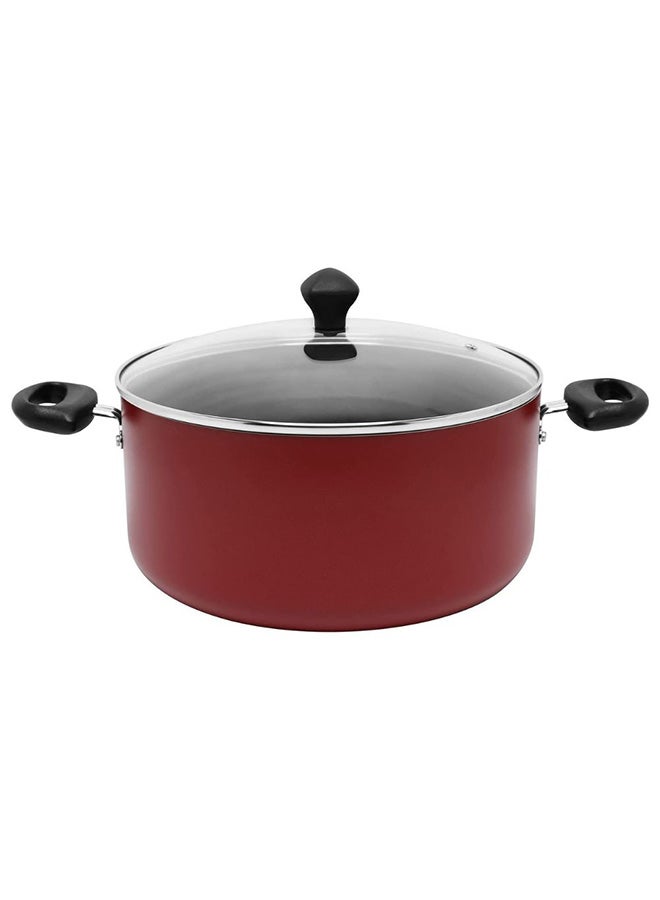 Prestige 7-Piece Aluminium Cookware Set Red 28cm - Image 3