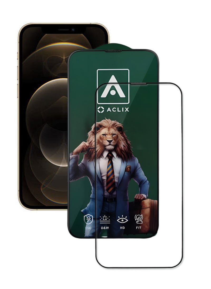 ACLIX Antistatic ESD Dustproof Premium Quality High Definition Tempered Glass Screen Protector Designed For  iPhone 11 Pro - Image 1