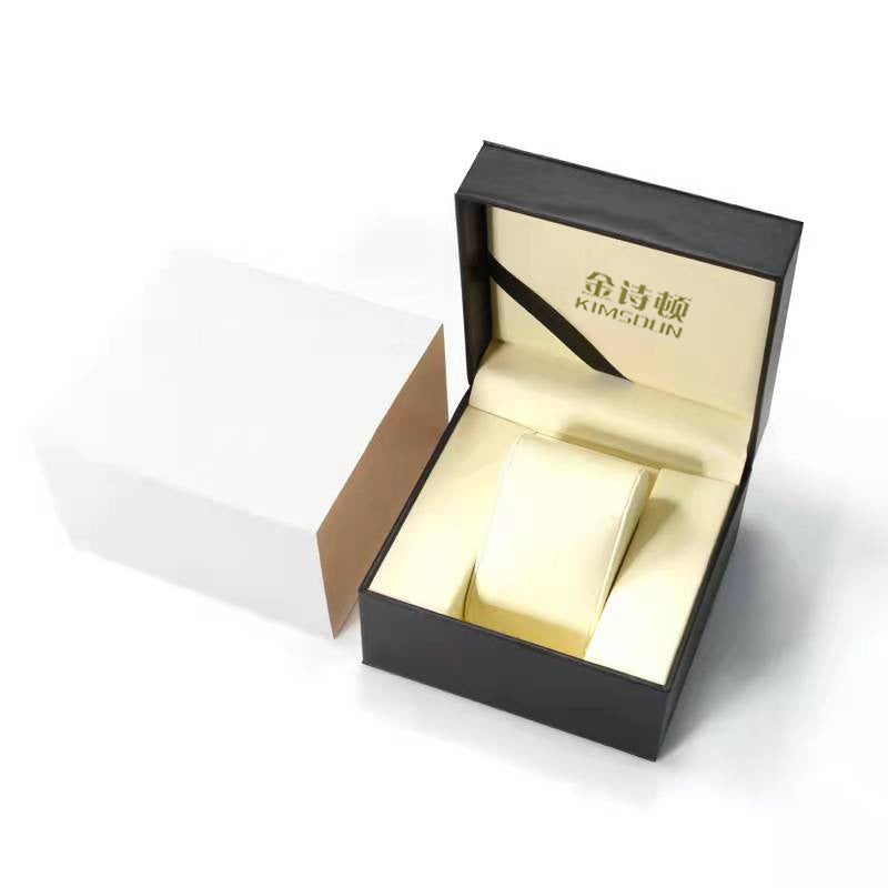 Kimsdun/Golden Sidon Flip Watch Box Black Watch Box Square Gift Box Heaven And Earth Cover Box - Image 3