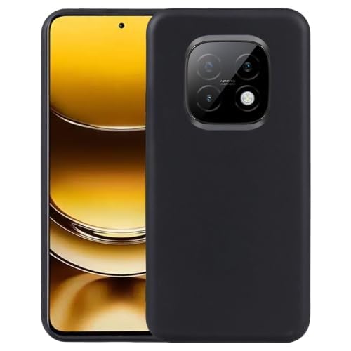 SPAZY CASE® Realme Narzo 70 Turbo 5G Back Cover | Soft Silicone Slim Back Case Cover for Realme Narzo 70 Turbo 5G - Black - Image 1