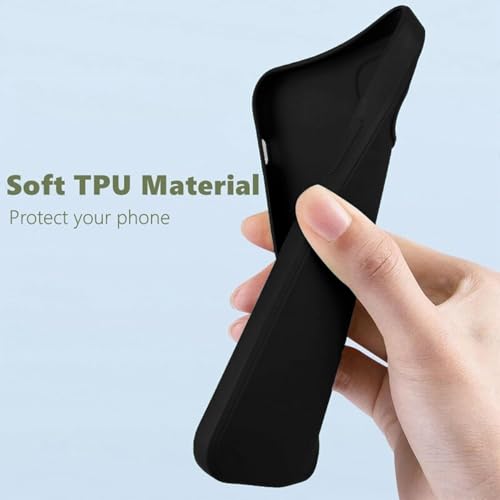 SPAZY CASE® Realme Narzo 70 Turbo 5G Back Cover | Soft Silicone Slim Back Case Cover for Realme Narzo 70 Turbo 5G - Black - Image 3