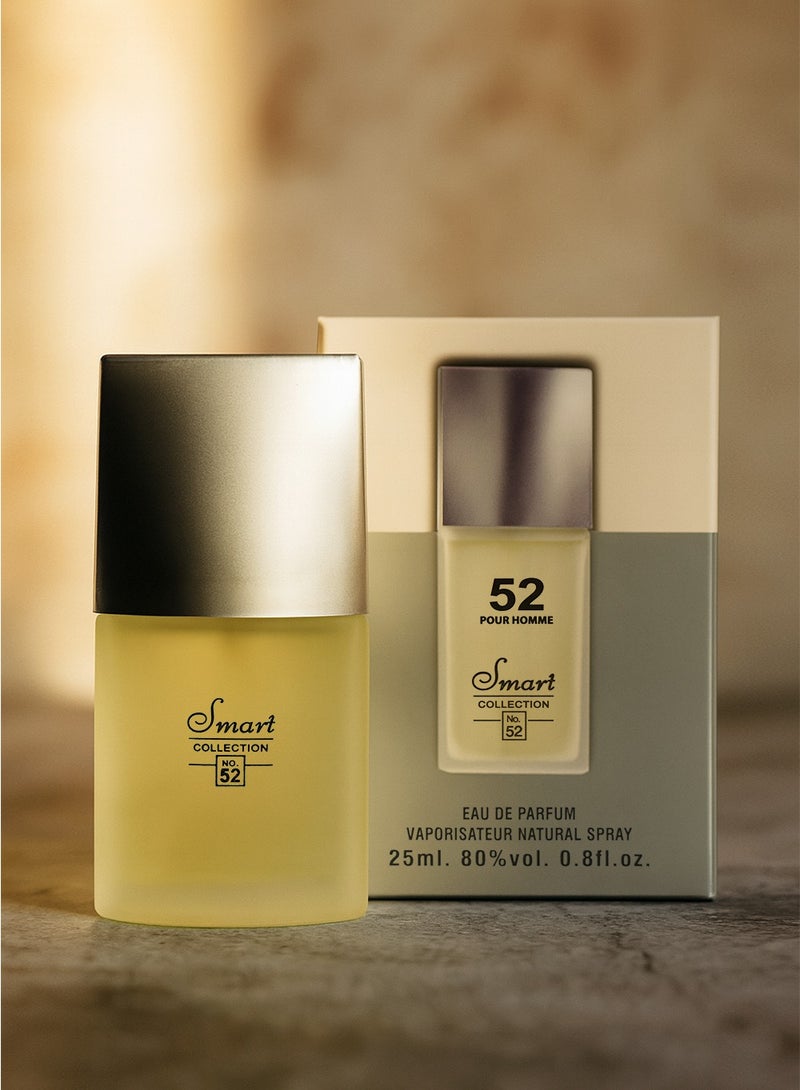 Smart collection Elegant Aromatic Men’s Perfume Smart Collection No. 52 Pour Homme | Woody & Fresh Spicy Scent | Best Long Lasting Perfume for Men 25ml - Image 4