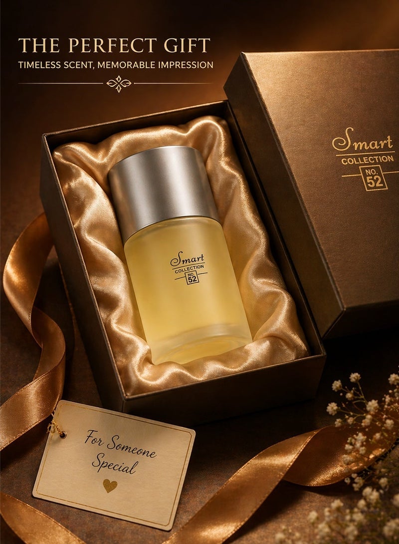 سمارت كولكشن  عطر رجالي أنيق من مجموعة سمارت كوليكشن رقم 52 | رائحة خشبية ومنعشة وحارة | أفضل عطر رجالي يدوم طويلاً، 25 مل - Image 4