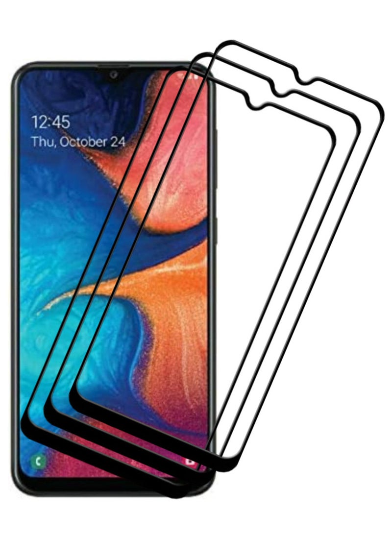 ACLIX 3 Pieces Antistatic ESD Dustproof Premium Quality High Definition Tempered Glass Screen Protector Designed For Samsung Galaxy A20 - Image 1