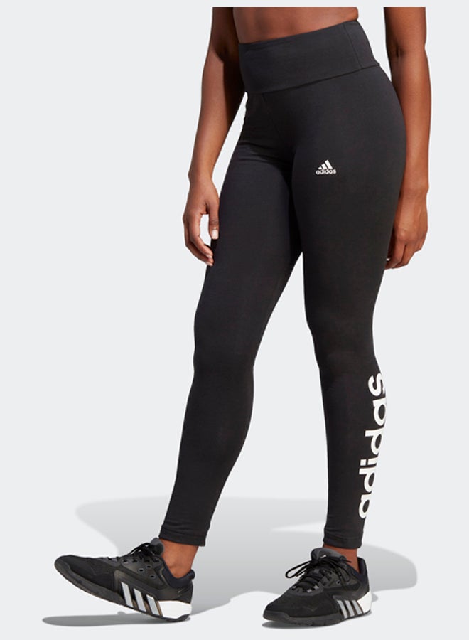 Adidas Essentials High-Waisted Logo Leggings  - Image 1