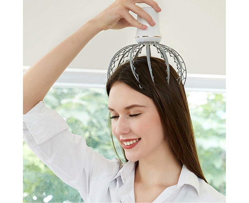Electric Octopus Claw Head Massager (Grey) - Image 2