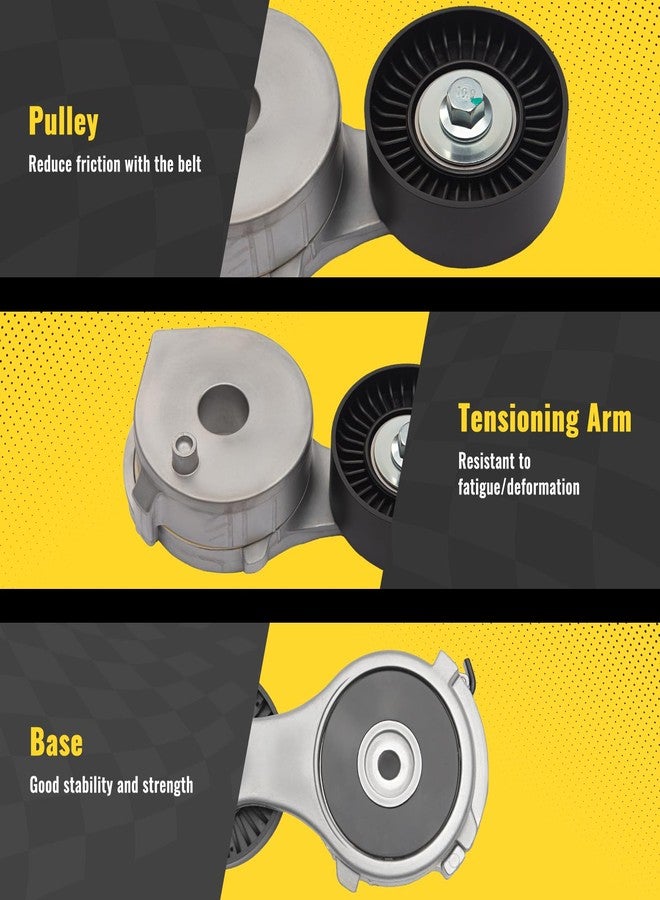 TUCAREST مجموعة بكرة شد سير محرك الملحقات TUCAREST 38165 (لـ L4-2.2L) مناسبة لسيارات شيفروليه S10، جي-إم سي سونوما موديلات 1998-2003 / إس-أوزو هومبر موديلات 1999-2000 [# 24576073 88997004] - Image 5