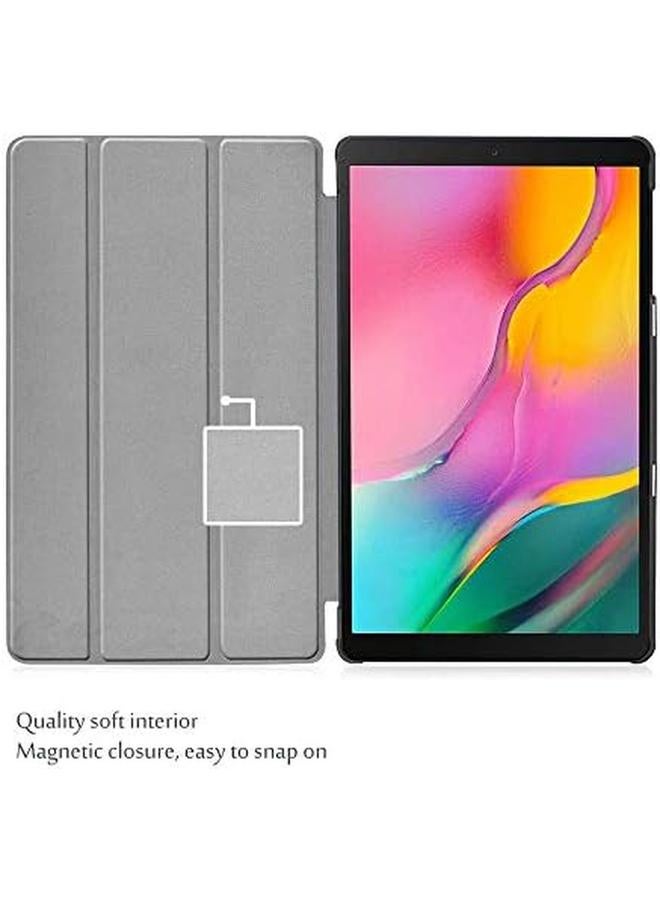 Procases Galaxy Tab A 8.0 2019 Case T290 T295 Slim Light Cover Trifold Stand Hard Shell Folio Case For 8.0 Inch Galaxy Tab A 2019 Without S Pen Model Sm T290 Wi Fi Sm T295 Lte Navy - Image 4