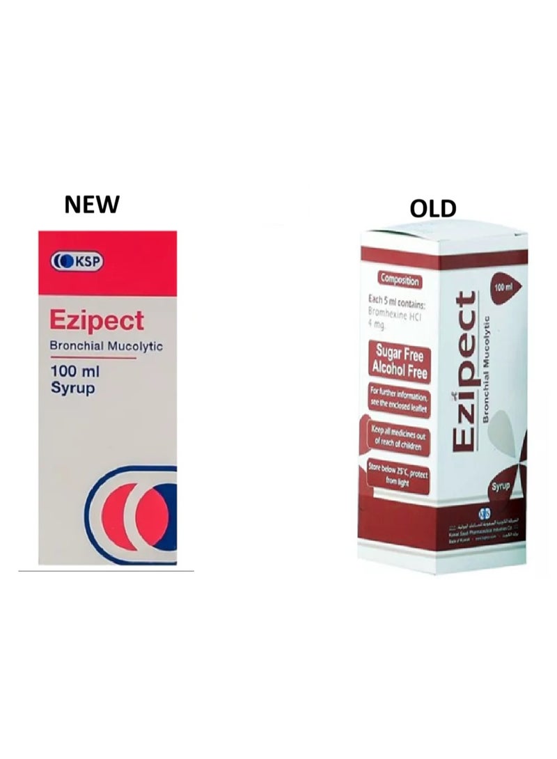 general Ezipect Syrup 100ml – Fast Acting Dry Cough Relief Syrup 4mg/5ml – Cough Suppressant & Throat Soothing - Image 2