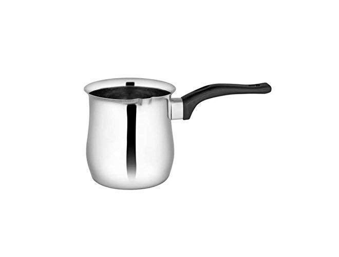 FINALITY Stainless Steel Milk/Coffee/Tea Warmer Pot with Non Heating Handle, Silver, 450 - Image 1