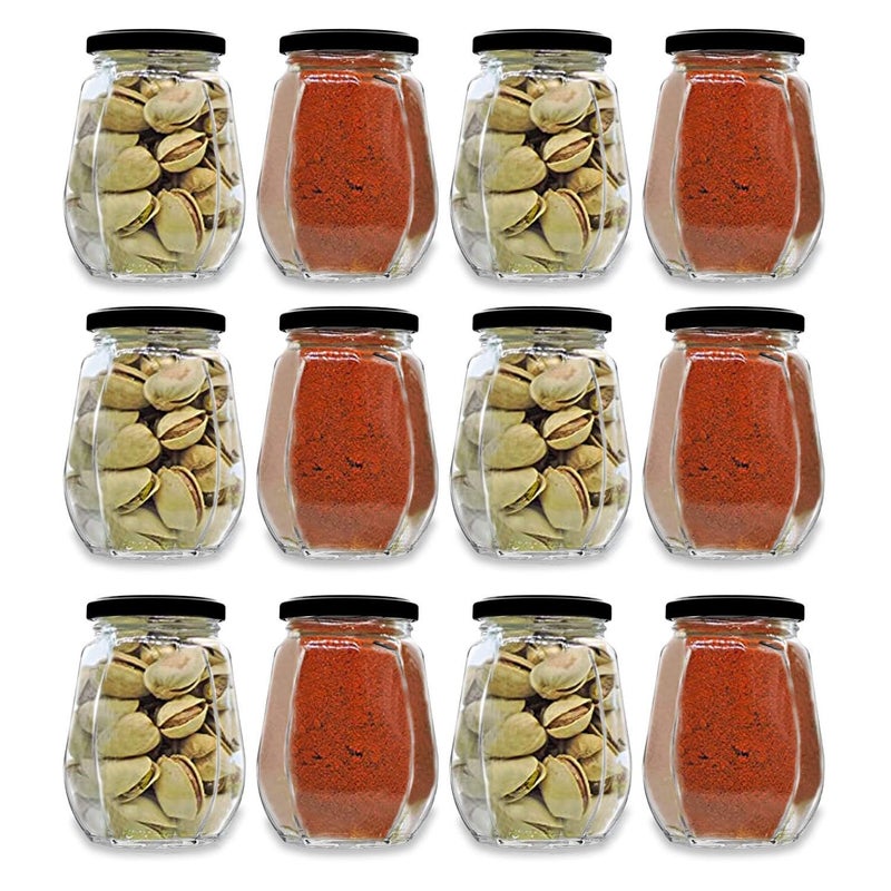 CROCO JAR Croco Crown Shape Glass Jars Container With Airtight Snug Seal and Rustproof Metal Lid Spice Honey Glass Jars 500Ml Transparent 8 - Image 5