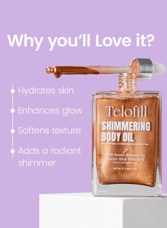 تيلوفيل Telofill Shimmering Body Oil - Image 3
