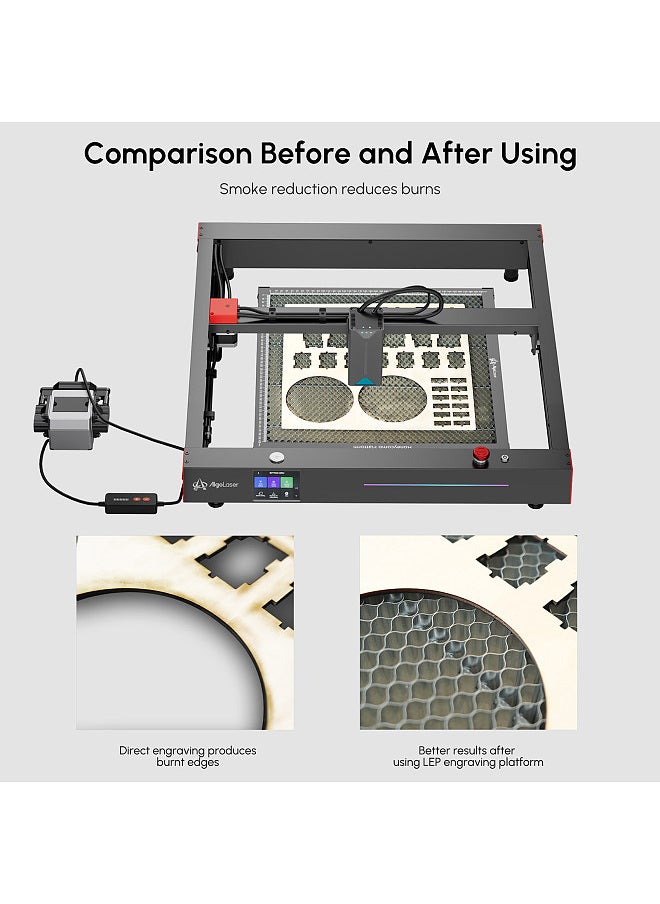 ALHP1.0 Laser Engraver Honeycomb Working Table All-metal Structure Aluminum Panel Board Platform with Measurement for CO2/Diode/Fiber Laser Engraving Machine and