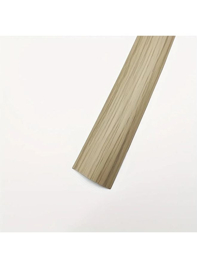 Gray Wood Grain Floor Transition Strip For Carpet Laminate Vinyl Height Differences - Image 1