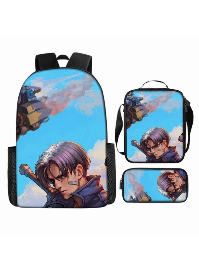 عام حقيبة ظهر مطبوعة عالمية مشتركة - مجموعة حقائب ظهر من ثلاث قطع (متوفرة للطلاب والأطفال والأصدقاء في النزهايات وتسلق الجبال وما إلى ذلك) - 1 - Image 3