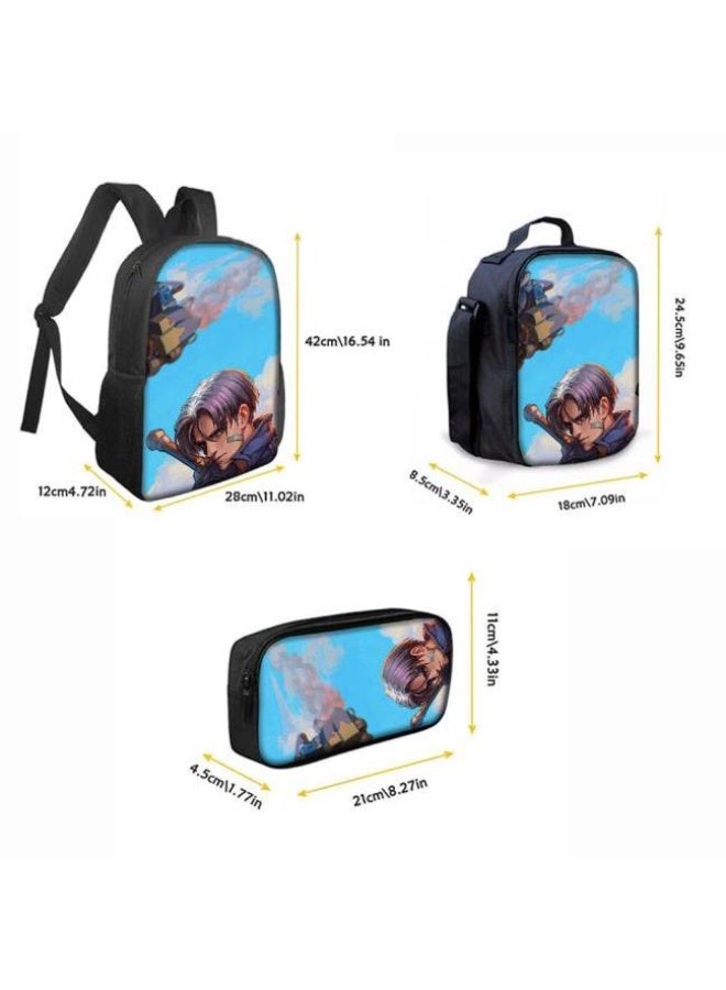 عام حقيبة ظهر مطبوعة عالمية مشتركة - مجموعة حقائب ظهر من ثلاث قطع (متوفرة للطلاب والأطفال والأصدقاء في النزهايات وتسلق الجبال وما إلى ذلك) - 1 - Image 2