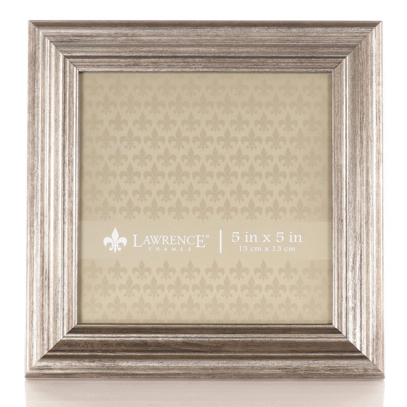 Lawrence Frames Sutter Home Frame  5x5  Silver - Image 1