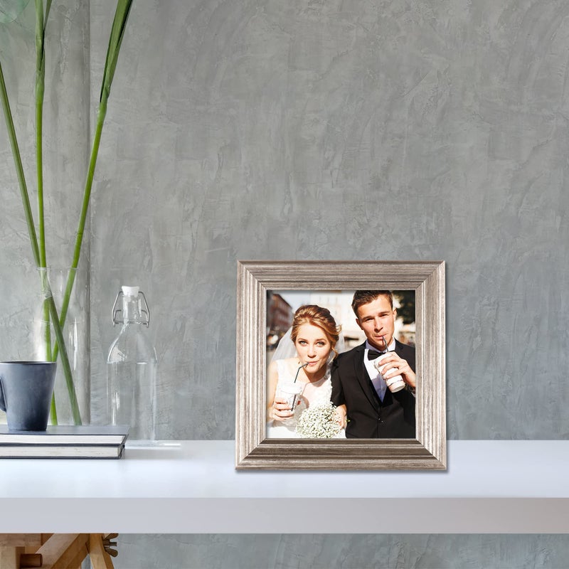 Lawrence Frames Sutter Home Frame  5x5  Silver - Image 3