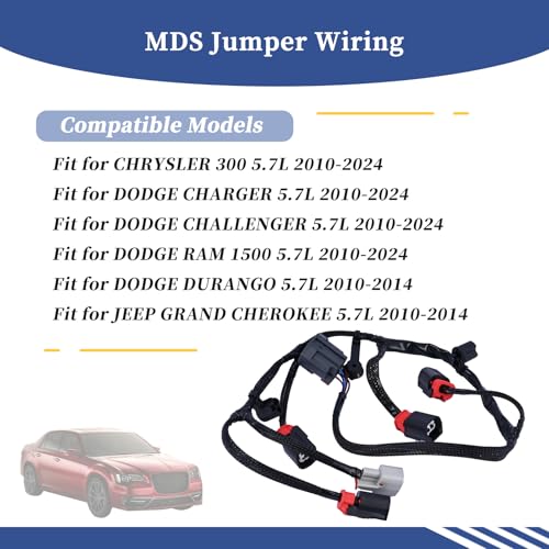 Getfarway MDS Jumper Wiring 5148163AD Compatible with Chrysler 300 2010-2024│Dodge Charger Challenger RAM 1500 Durango 2010-2014│Jeep Grand Cherokee 2010-2014 5.7L - Image 2