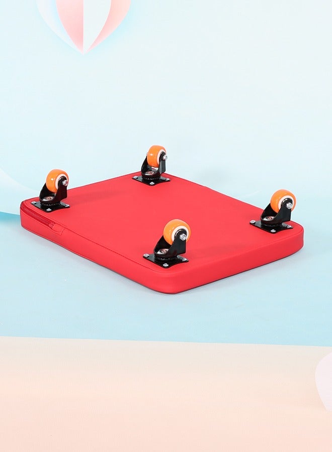 JSAITOYS Soft Scooter Board With Plastic Casters Floor Scooters Board Gym Indoor Outdoor Activities - Image 2