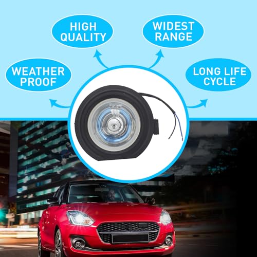 UNO Minda Ff-5002Gm Fog Light-Black Rim-Blue Bulb For Mahindra Bolero Refresh (Type 3, Halogen) - Image 4