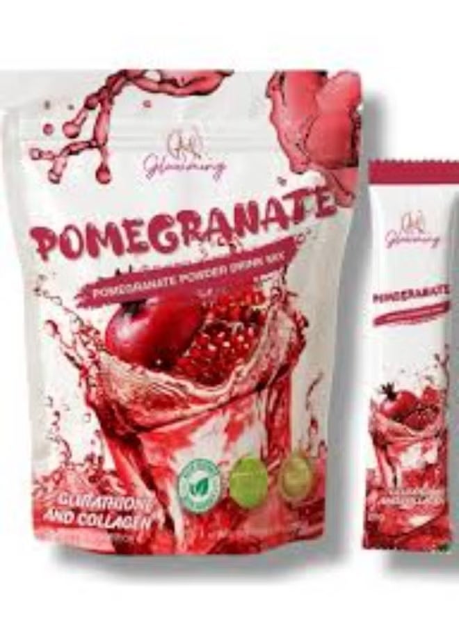POMEGRANATE POWDER DRINK MIX GLUTATHIONE AND COLLAGEN