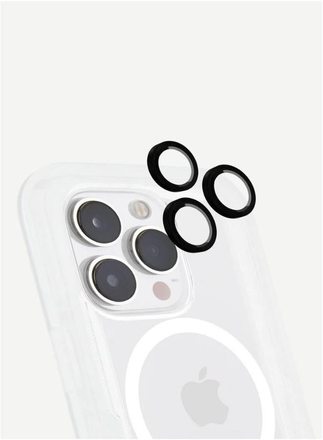 PROMASS Camera lens protector for iPhone 15 pro max Tempered glass metal individual ring cover - Image 1