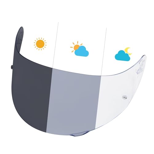 PSLER نظارة كاسحة ضوئية k1s - نظارة خوذة k1 نظارة k3sv ملونة درع وجه k5 بديل لـ k1 k1s k3sv k5, ضوئية متغيرة - Image 1