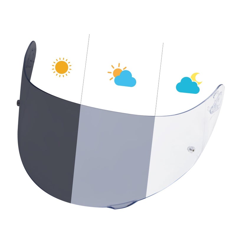 PSLER نظارة كاسحة ضوئية k1s - نظارة خوذة k1 نظارة k3sv ملونة درع وجه k5 بديل لـ k1 k1s k3sv k5, ضوئية متغيرة - Image 5