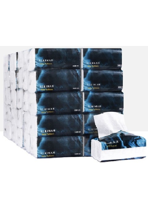 Soft tissues pack of 50 pieces each pack contains 10 boxes each box contains 300 single sheets