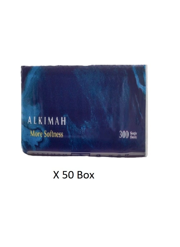 Soft tissues pack of 50 pieces each pack contains 10 boxes each box contains 300 single sheets