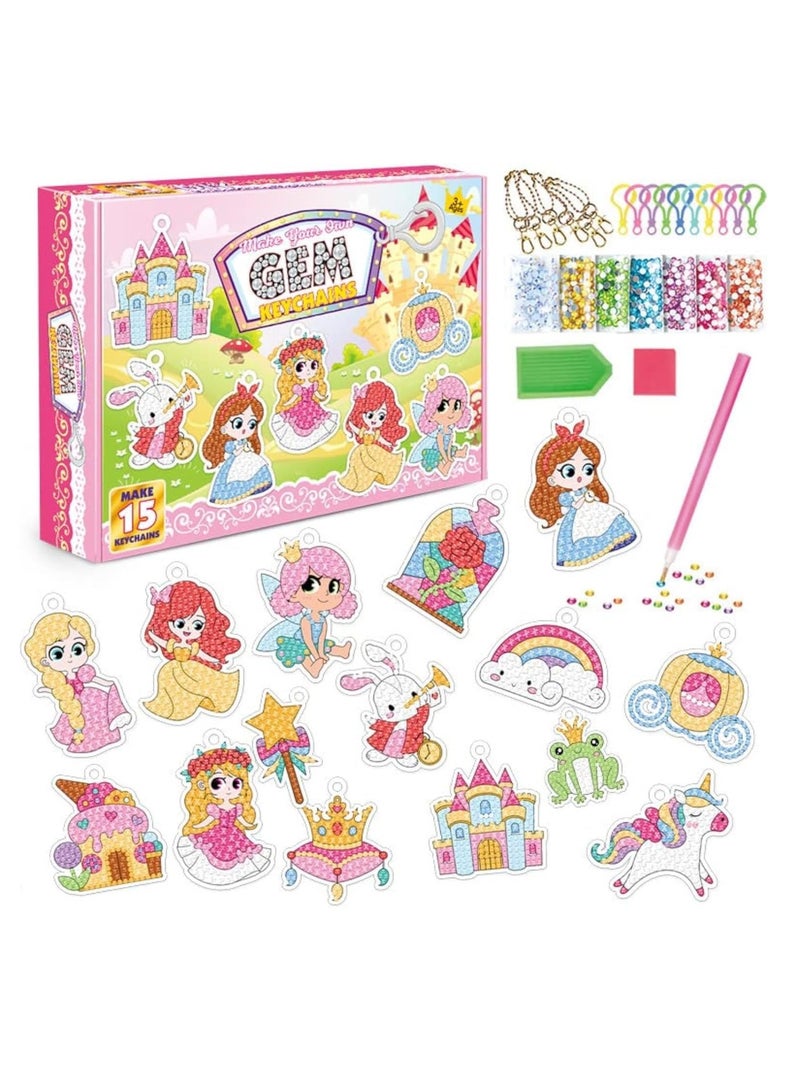 5D Diamond Painting Kits for Kids- Gem Paint by Numbers Diamonds Arts and Crafts for Boys and Girls Ages 6 7 8 Year Old,Art Craft Kits Stickers Dots Gift - Image 1