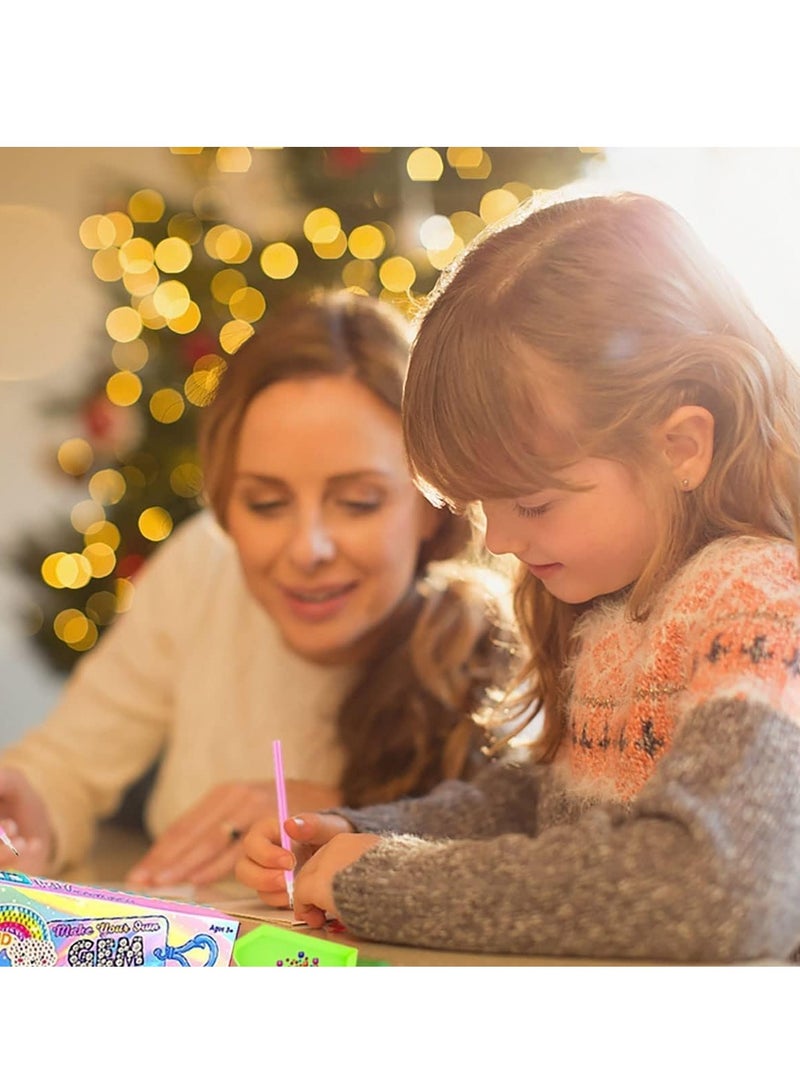 5D Diamond Painting Kits for Kids- Gem Paint by Numbers Diamonds Arts and Crafts for Boys and Girls Ages 6 7 8 Year Old,Art Craft Kits Stickers Dots Gift - Image 3