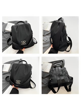 Women's Backpack Purse PU Leather Anti-theft Casual Shoulder Bag Fashion Ladies Satchel Bags Waterproof Nylon Lightweight Shoulder Bag - view 4