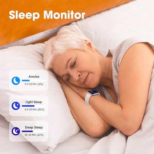 Pautios Pedometer Watch Senior Friendly No App/Phone Required, Waterproof Fitness Tracker Watch with Step Counter Calories/Sleep Tracker for Walking Running for Men Women - Image 4