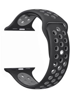 NIBEMINENT Smart Wrist Band For Apple And Nike Series Watch 42mm Black/Grey  - Image 3