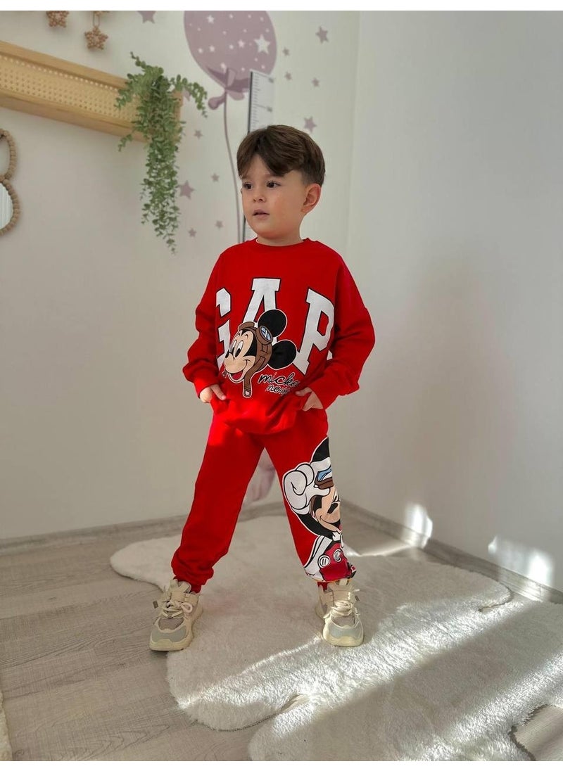 Gap Mickey Patterned Tracksuit-Sweatshirt 2 Yarn Seasonal Boy's Suit - pzsku/ZC44615A64C6AC596BD89Z/45/_/1741272589/2d692ea4-aa21-448c-b17b-a4f0fff529fe