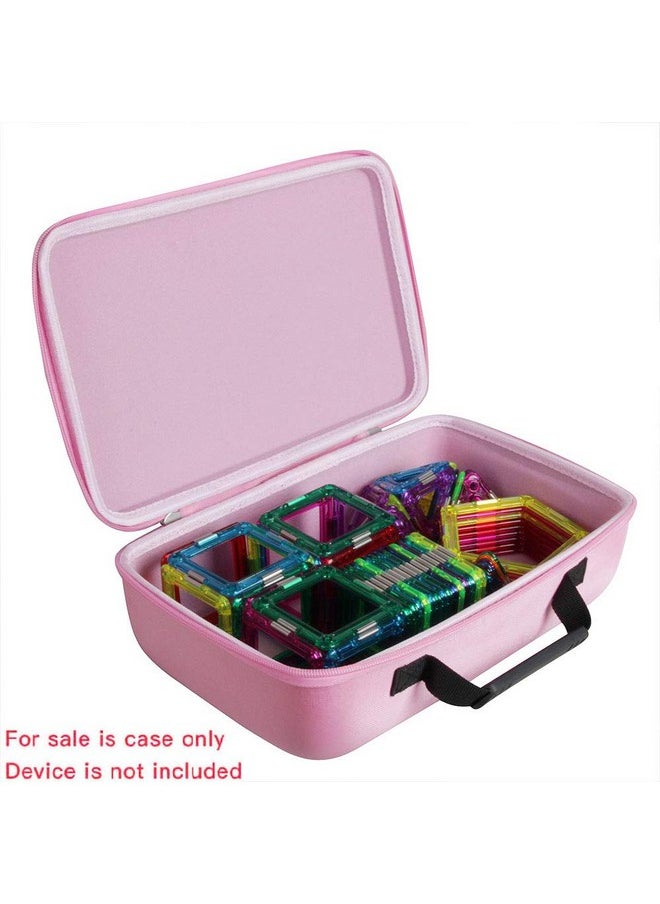 Hermitshell Hermitshell Travel Case for Building Blocks 30 Pieces / 62 Pieces.Fits up to 100 Pieces (Pink)（Only Case）  - Image 2