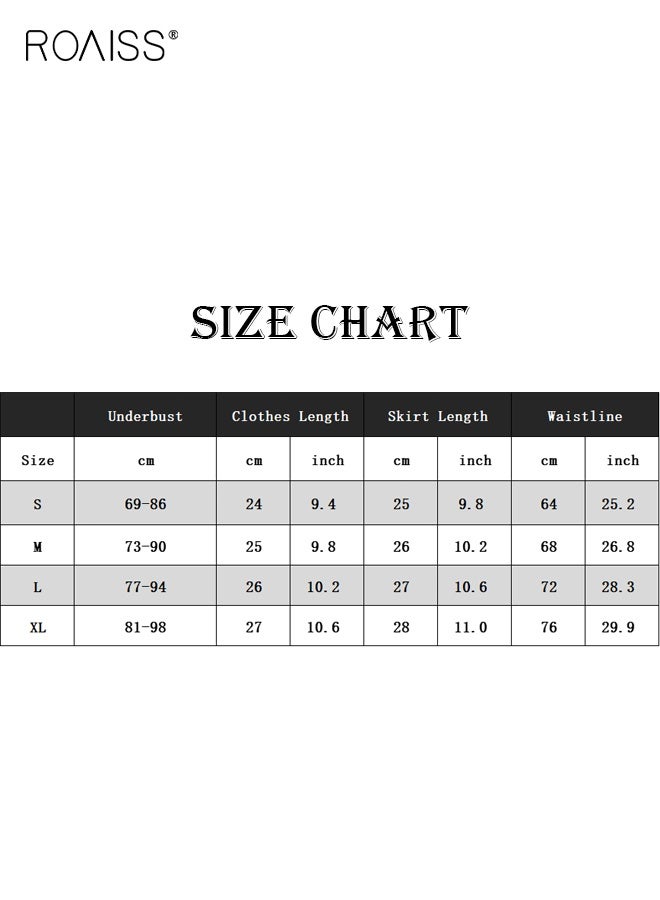 roaiss Shiny Faux Leather Lingerie Set for Women with Garter Ladies Underwire Push up Bra and Short Skirt Underwear Suit with Fishnet Stocking and Chain Decor Adults Comfy and Breathable Lace Teddy Bodysuit - Image 2